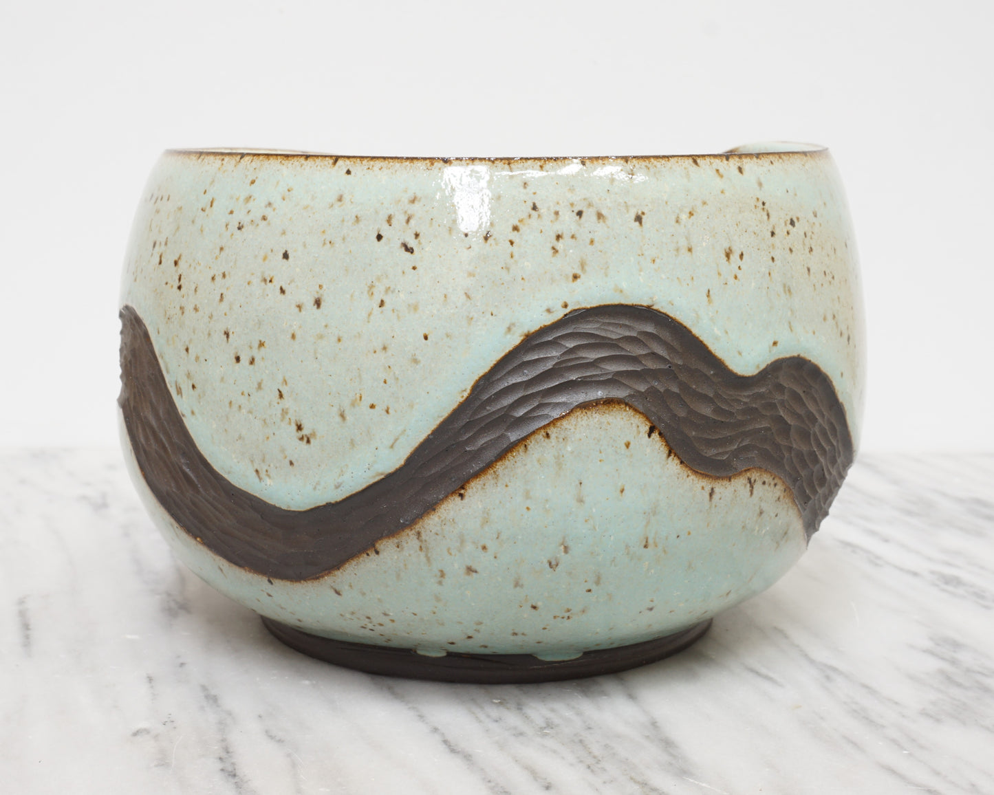 "Styolite" Yarn Bowl - Robin's Egg