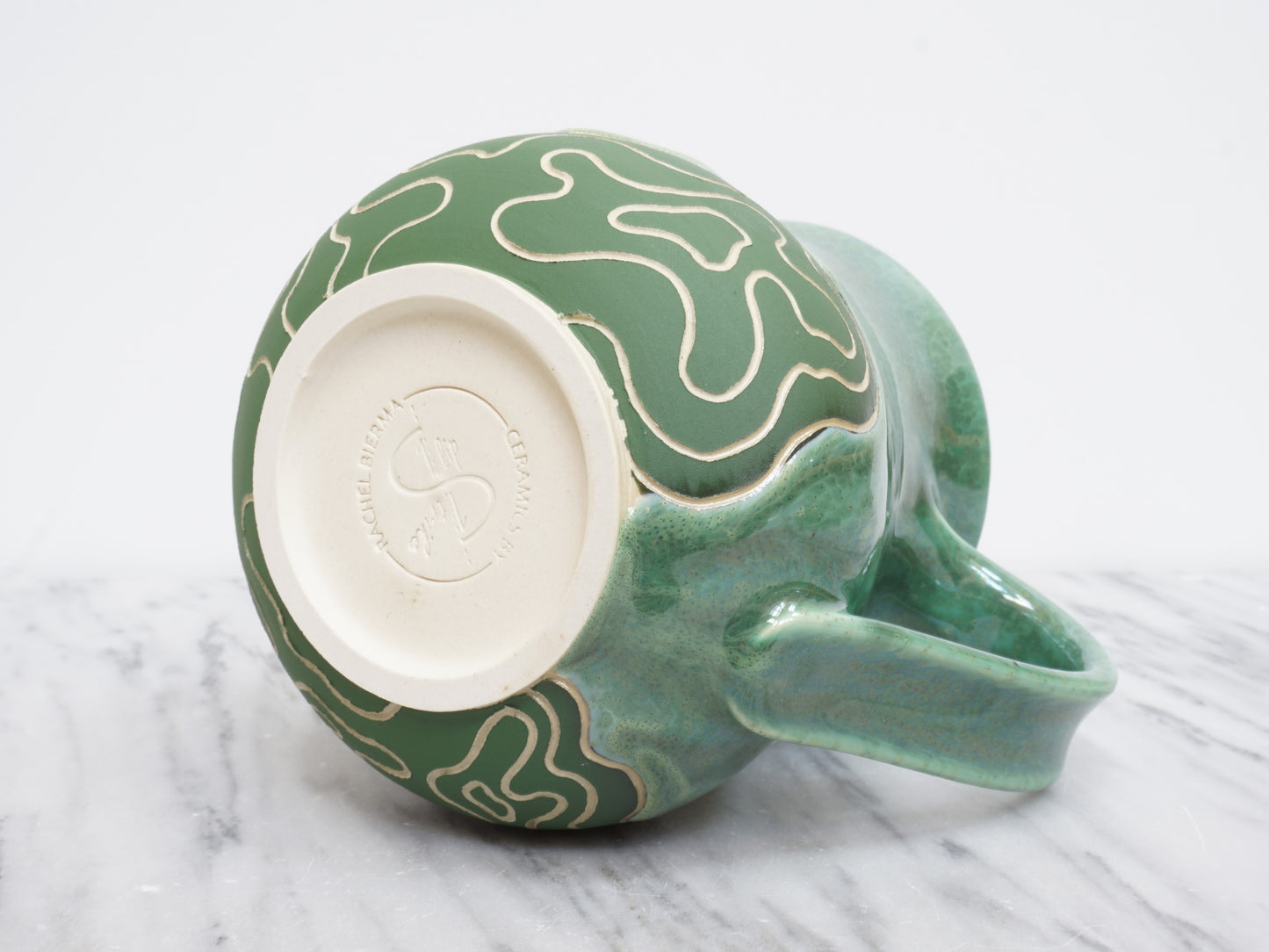 Topo Mug #45 "Emerald"