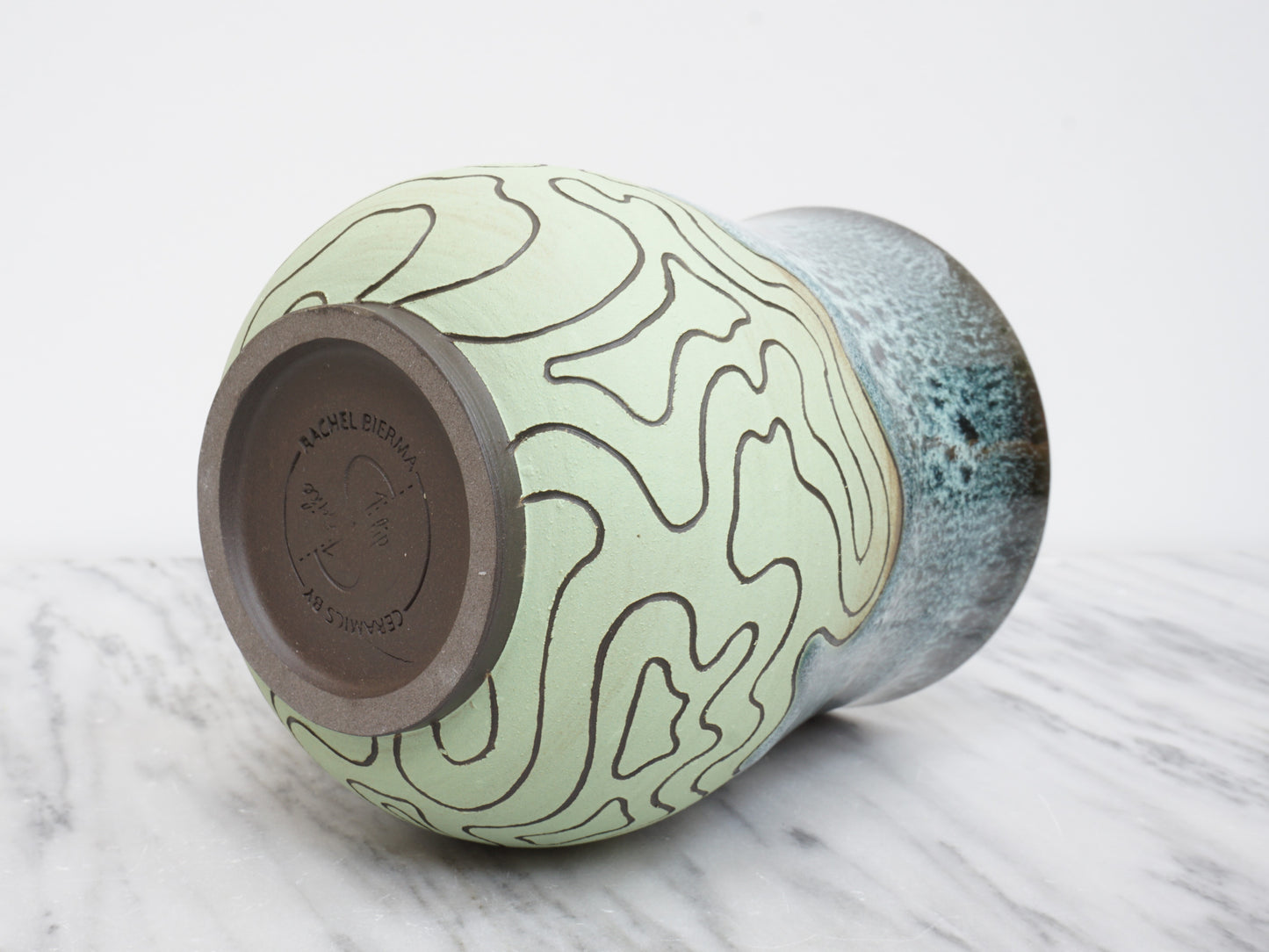 Topo Tumbler #42 "Mossy Agate"