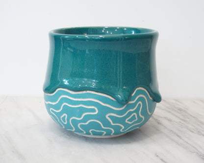Topo Tumbler #12 "Dioptase"