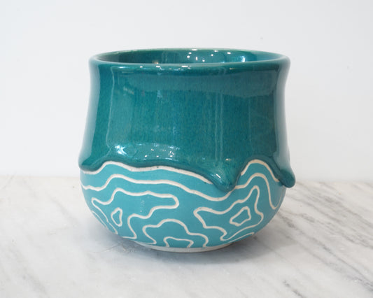 Topo Tumbler #12 "Dioptase"