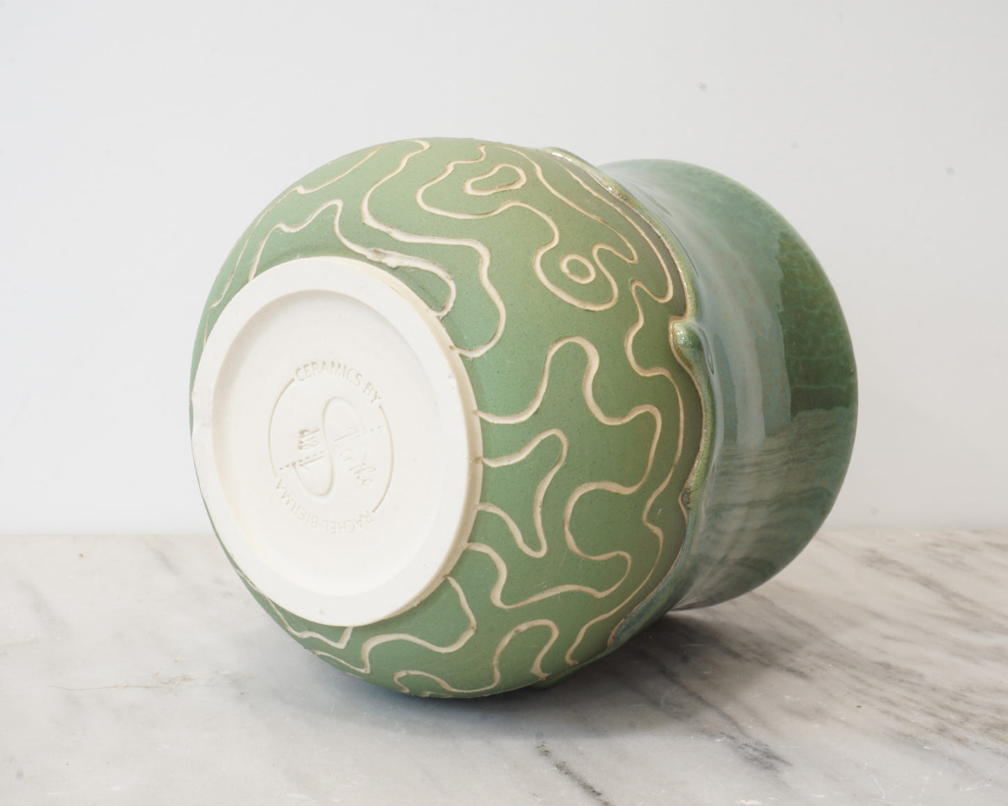 Topo Tumbler #11 "Emerald"