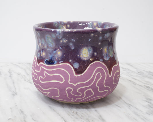 Topo Tumbler #13 "Amethyst"