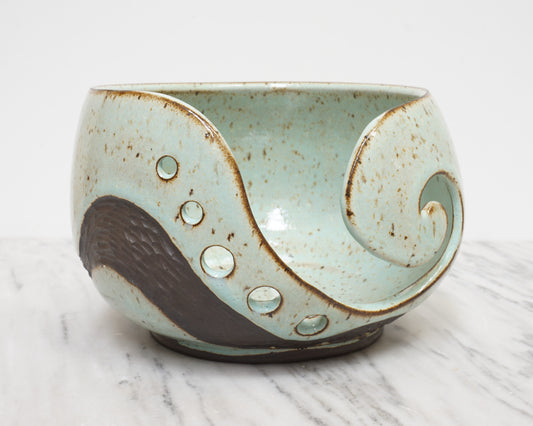 "Styolite" Yarn Bowl - Robin's Egg