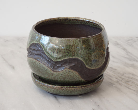 "Styolite" Green Planter - Mini