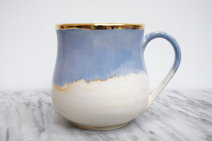 Blue and Gold Pastel Mug #1