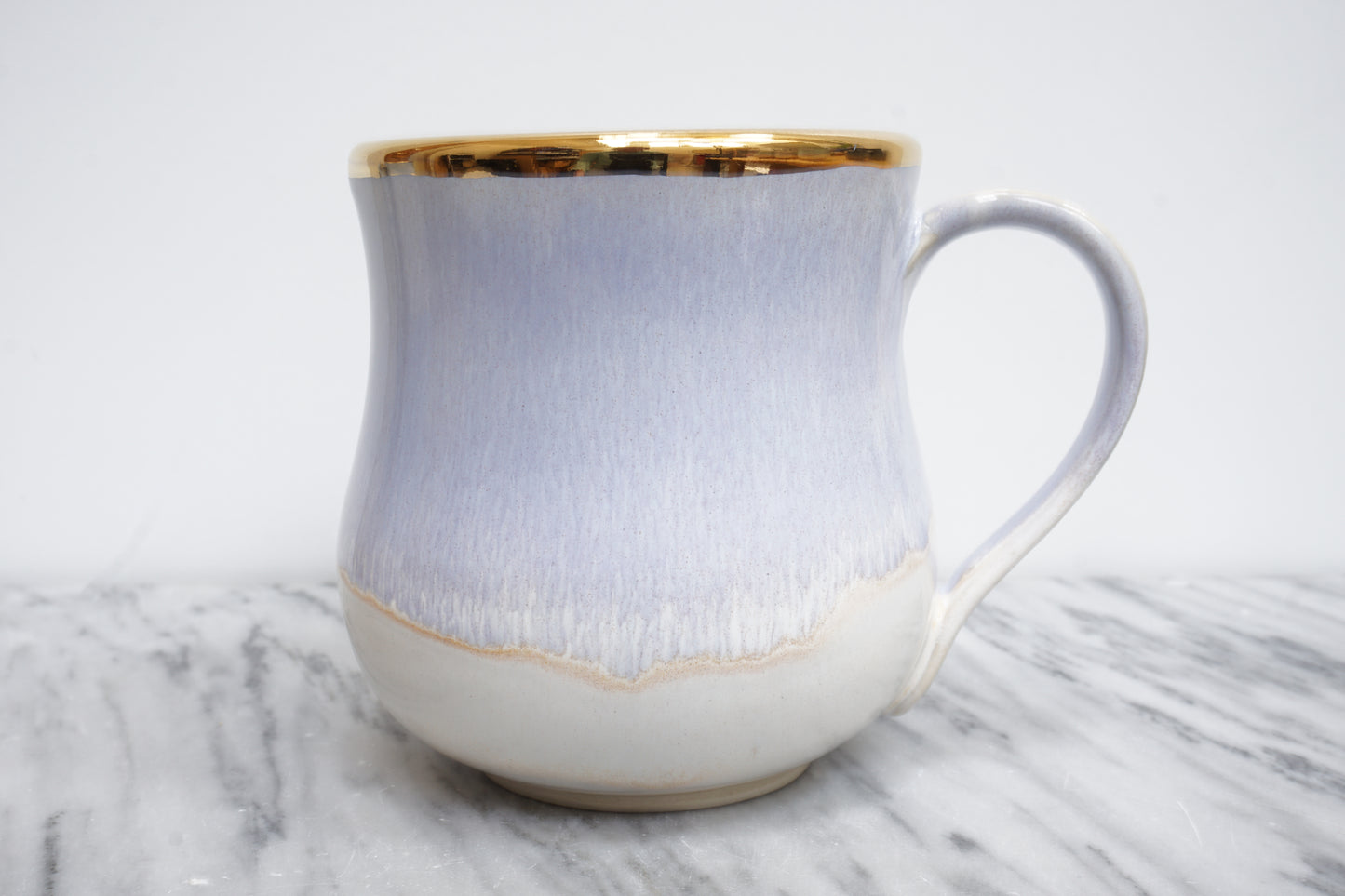 Lilac and Gold Pastel Mug #2
