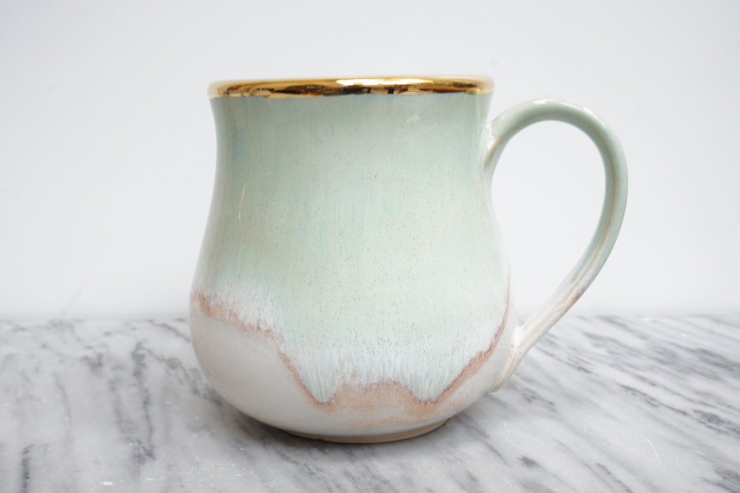 Mint and Gold Pastel Mug #4
