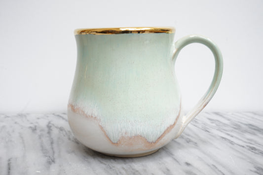 Mint and Gold Pastel Mug #4