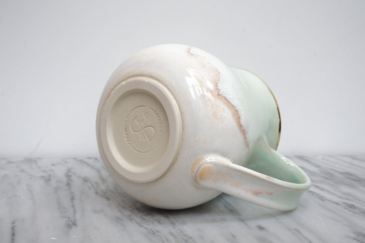 Mint and Gold Pastel Mug #4