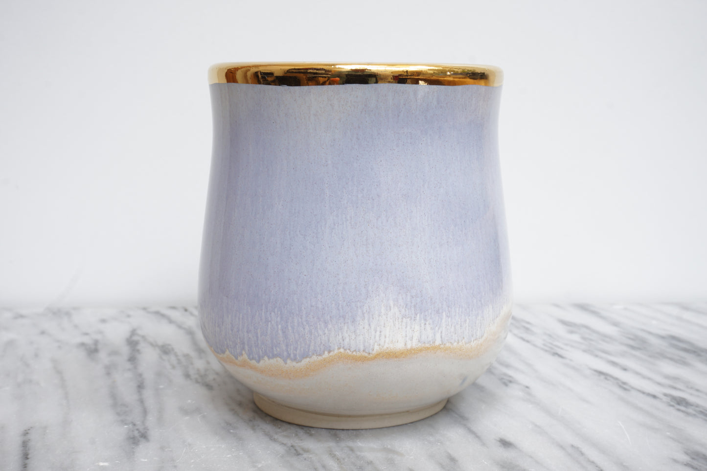 Lilac and Gold Pastel Tumbler #2