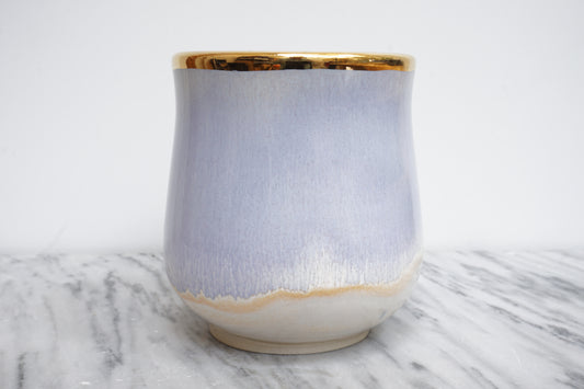 Lilac and Gold Pastel Tumbler #2