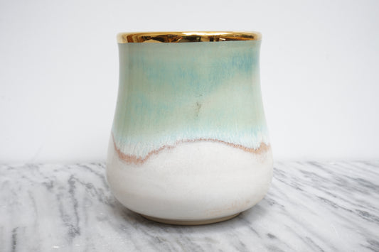 Mint and Gold Pastel Tumbler #3