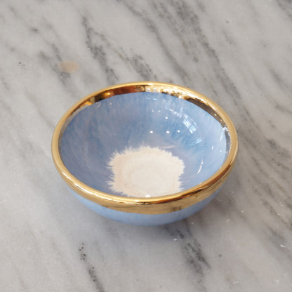 Gold Rimmed Jewelry Bowls