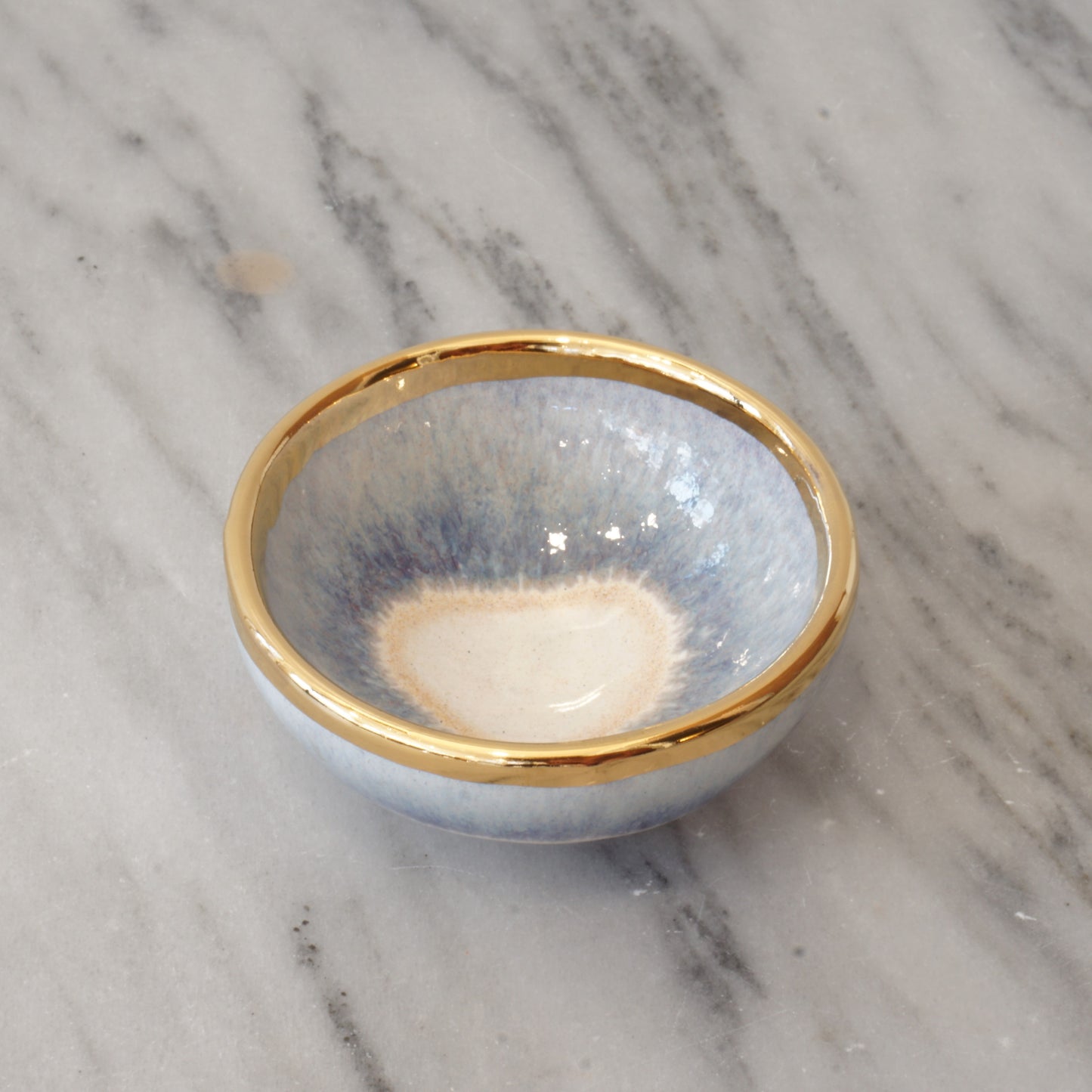 Gold Rimmed Jewelry Bowls