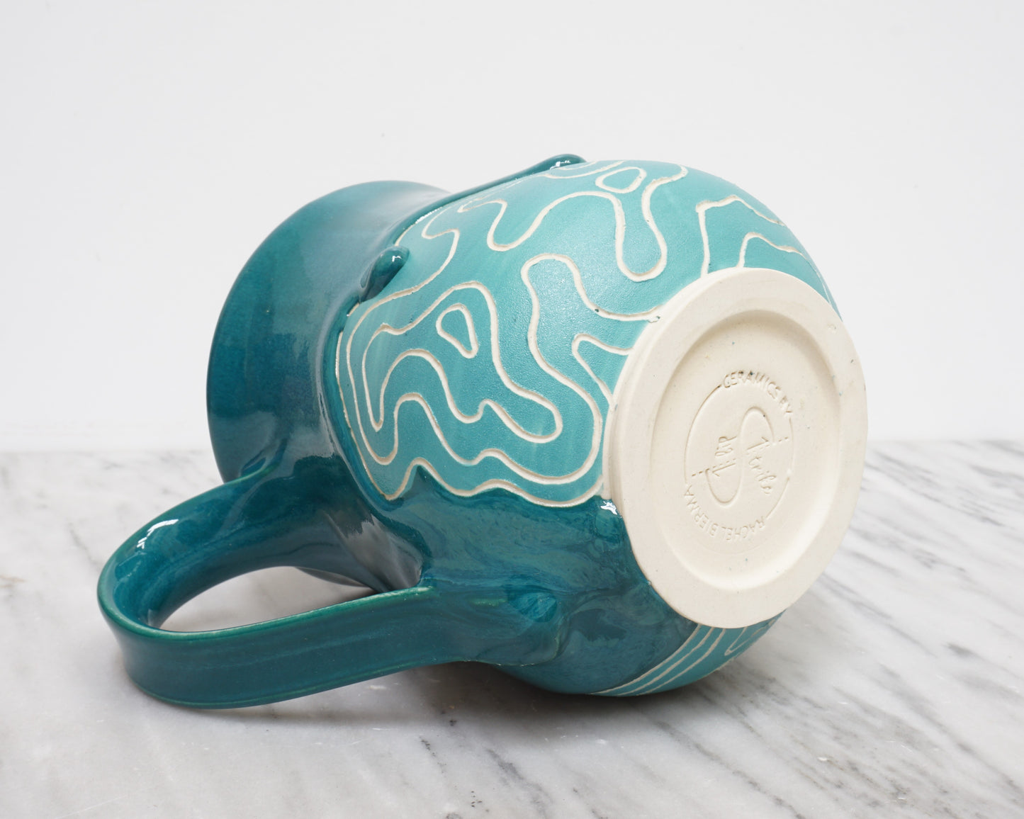 Topo Mug #23 "Dioptase"