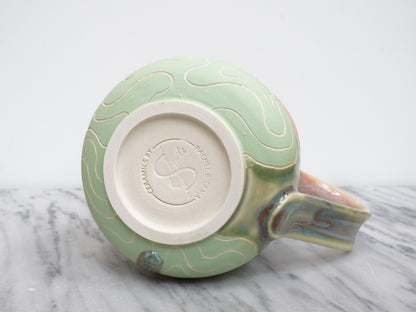 Topo Mug #41 "Watermelon Tourmaline"