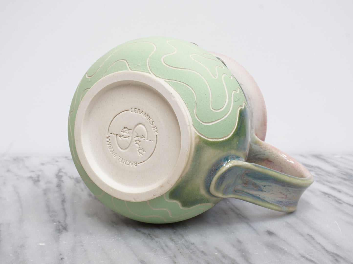 Topo Mug #42 "Watermelon Tourmaline"