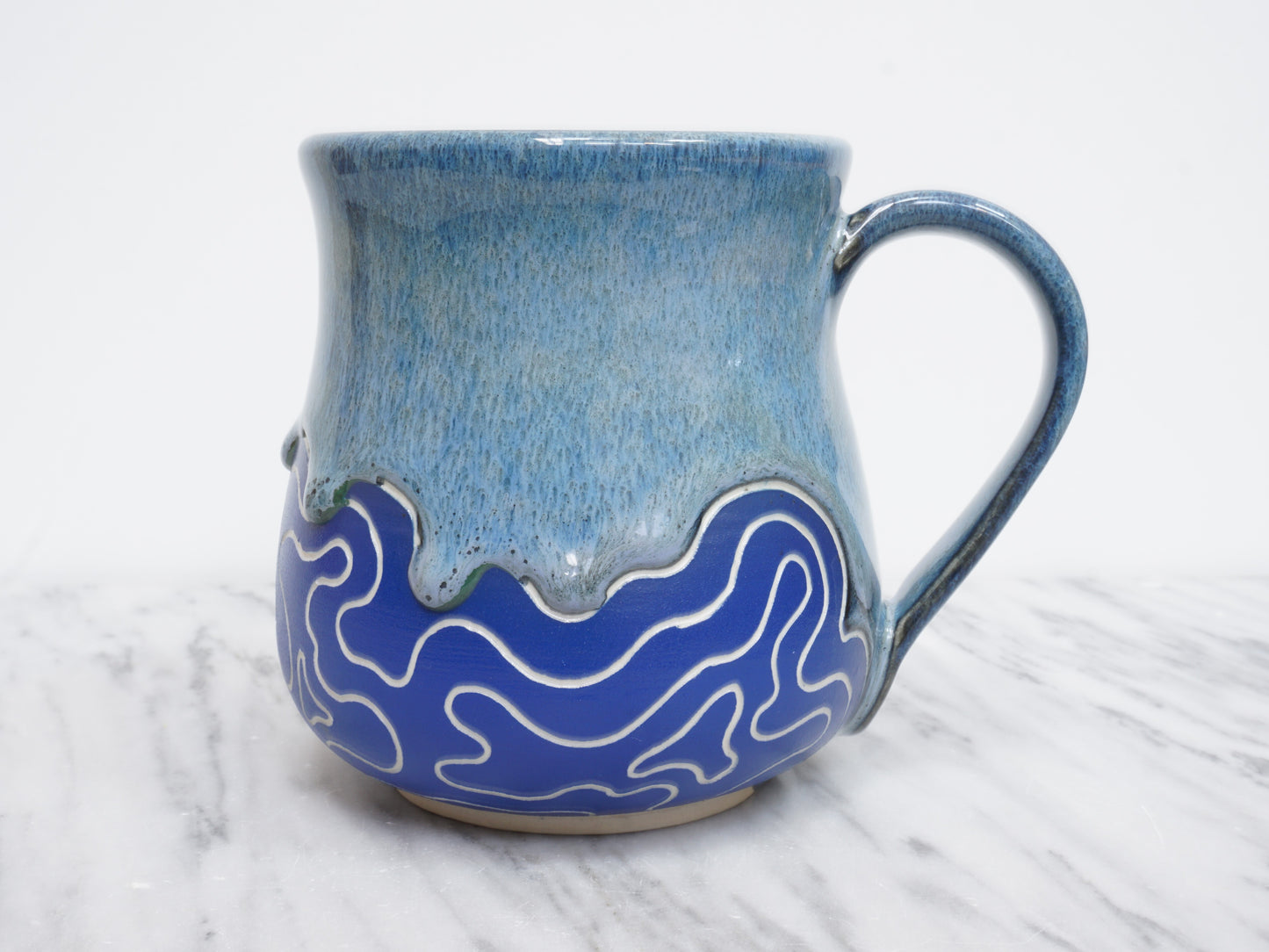 Topo Mug #44 "Sodalite"