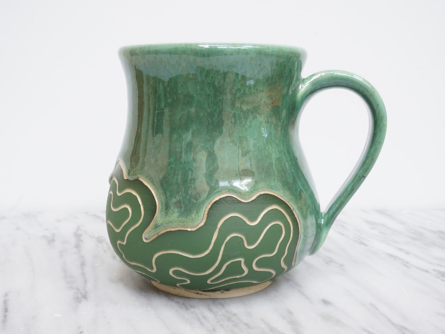 Topo Mug #45 "Emerald"
