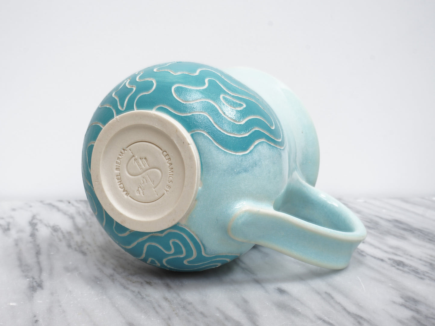 Topo Mug #46 "Aquamarine"