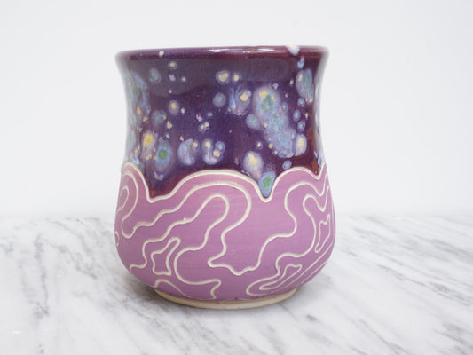 Topo Tumbler #43 "Amethyst"