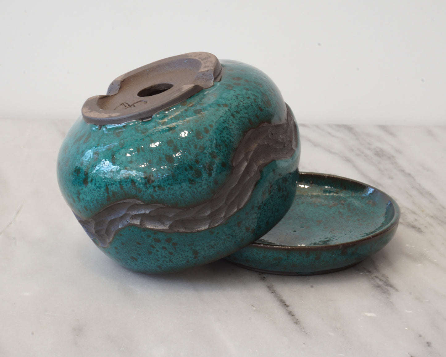 "Styolite" Turquoise Planter - Mini